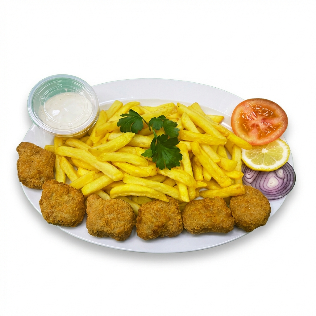 Bild på Chicken Nuggets med Strips/Ris