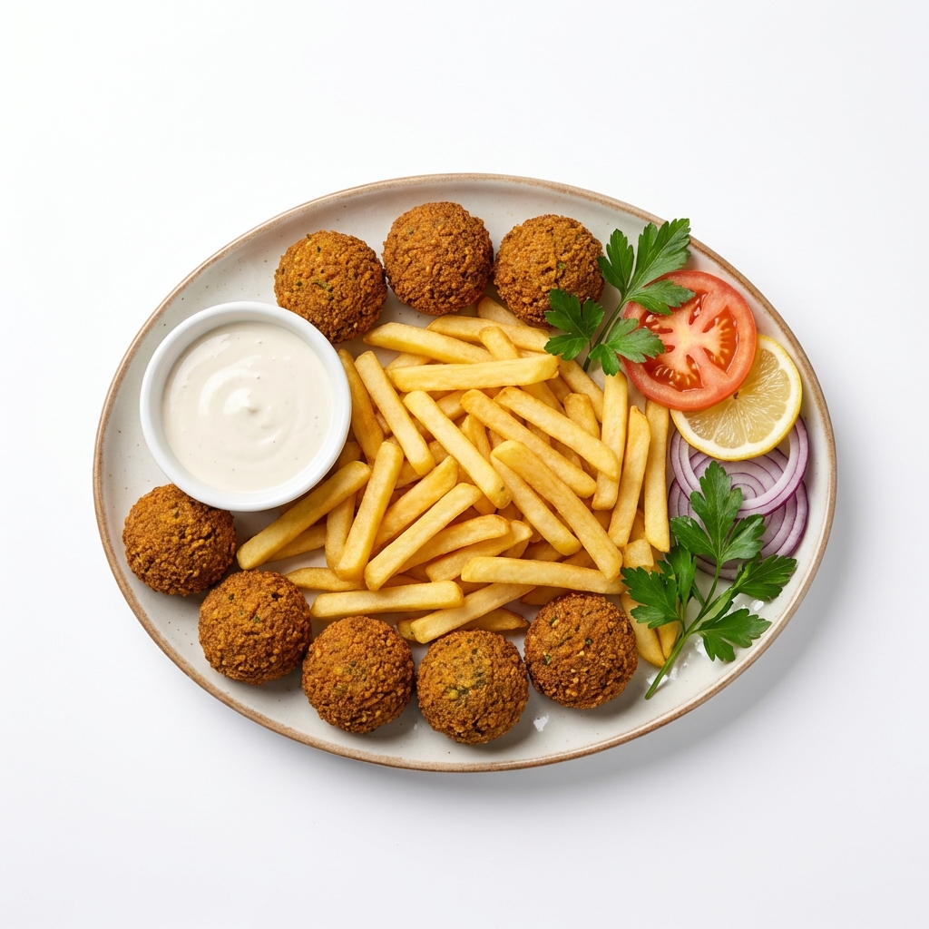 Bild på Falafel med Strips/Ris