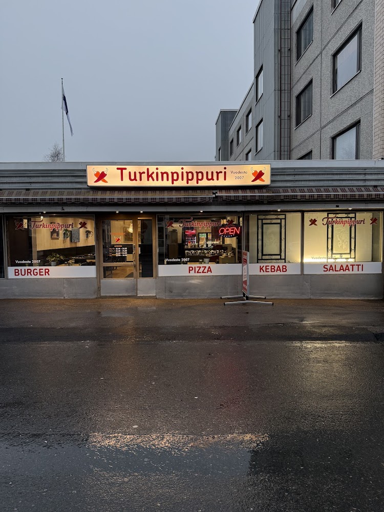 Turkinpippuri Kebab-Pizza