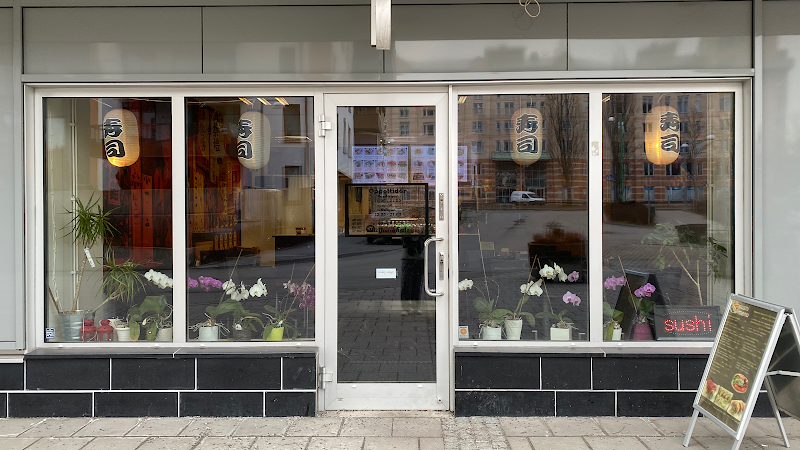 Asahi sushi i Huvudsta centrum