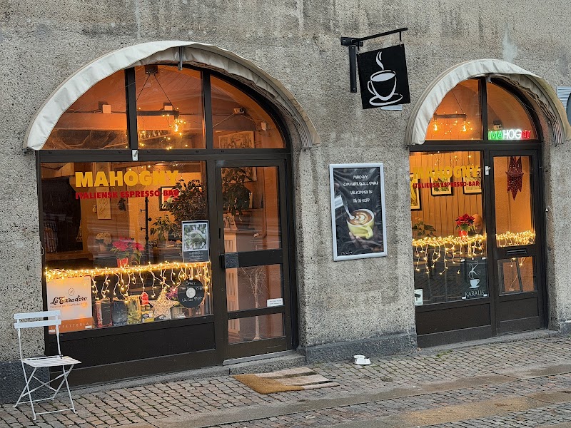 Mahogny Italiensk espresso bar