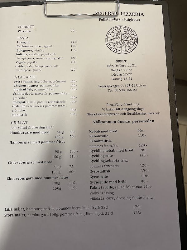 Segersjö pizzeria