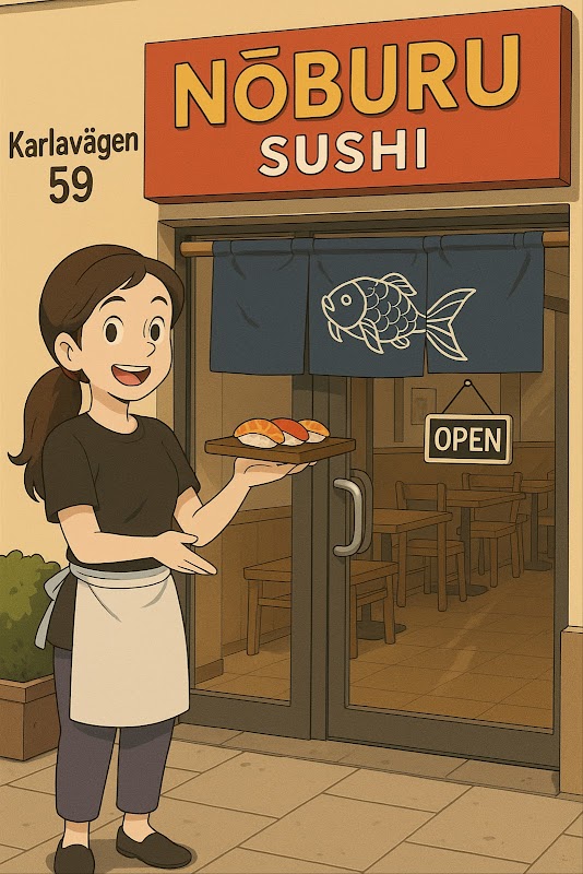 NōBURU SUSHI KARLAVÄGEN 59