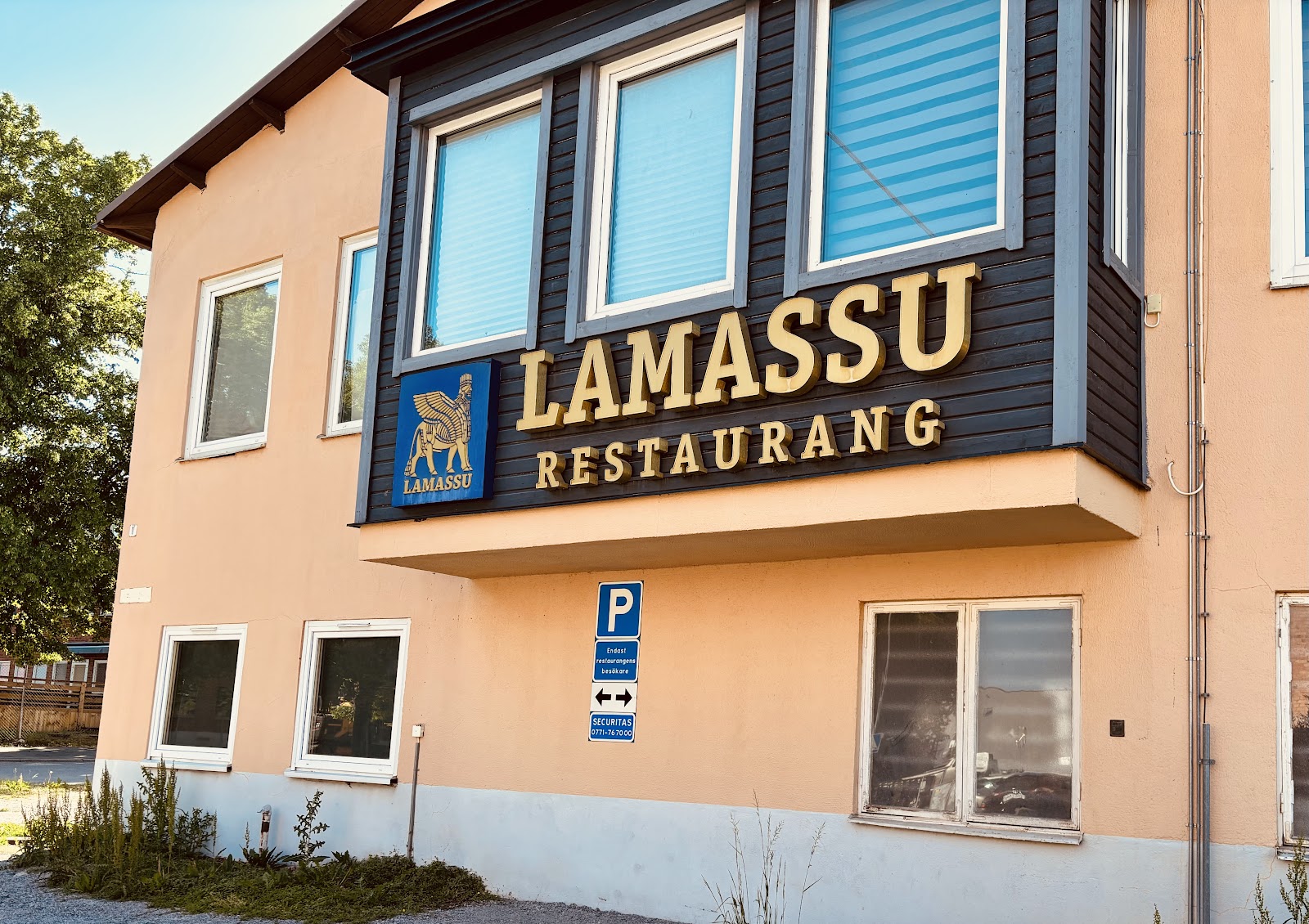 Lamassu Restaurannen är stängd för lunch