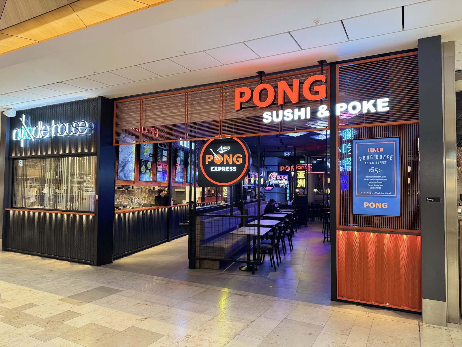 PONG Foodhall Täby