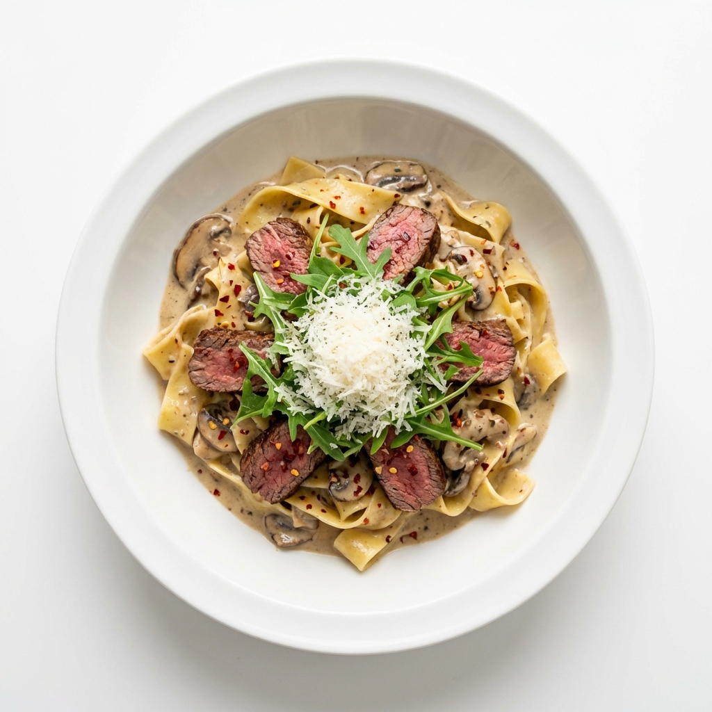 Bild på Oxfilé Pasta